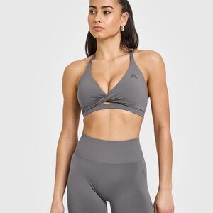 Oner active Unified Twist Sports Bra | Ash Grey - S